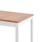 vidaXL 7-tlg. Essgruppe Kiefernholz Weiß und Braun vidaXL 7-tlg. Essgruppe Kiefernholz Weiß und Braun