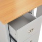 vidaXL Schminktisch mit Spiegel und Hocker Grau 104x45x131 cm vidaXL Schminktisch mit Spiegel und Hocker Grau 104x45x131 cm