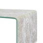 vidaXL Couchtisch Braun Marmor-Optik 98x45x31 cm Hartglas vidaXL Couchtisch Braun Marmor-Optik 98x45x31 cm Hartglas