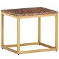 vidaXL Couchtisch Braun 40×40×35 cm Echtstein in Marmoroptik vidaXL Couchtisch Braun 40×40×35 cm Echtstein in Marmoroptik