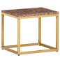 vidaXL Couchtisch Braun 40×40×35 cm Echtstein in Marmoroptik vidaXL Couchtisch Braun 40×40×35 cm Echtstein in Marmoroptik