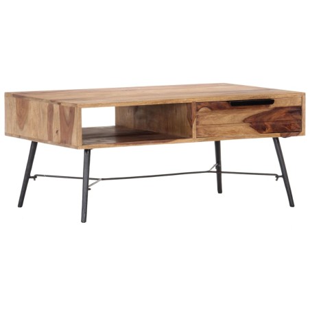 vidaXL Couchtisch 88x55x40 cm Massivholz