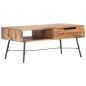 vidaXL Couchtisch 88x55x40 cm Massivholz vidaXL Couchtisch 88x55x40 cm Massivholz