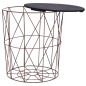 vidaXL Couchtische 3 Stk. Kupferfarben vidaXL Couchtische 3 Stk. Kupferfarben