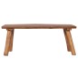 vidaXL Gartenbank 120 cm Massivholz Teak vidaXL Gartenbank 120 cm Massivholz Teak