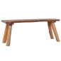 vidaXL Gartenbank 120 cm Massivholz Teak vidaXL Gartenbank 120 cm Massivholz Teak