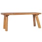 vidaXL Gartenbank 120 cm Massivholz Teak vidaXL Gartenbank 120 cm Massivholz Teak