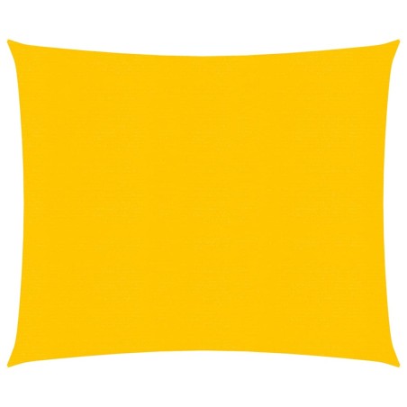 vidaXL Sonnensegel 160 g/m² Gelb 3,6x3,6 m HDPE