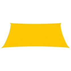 vidaXL Sonnensegel 160 g/m² Gelb 3,6x3,6 m HDPE
