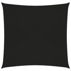 vidaXL Sonnensegel 160 g/m² Schwarz 3x3 m HDPE