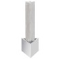 vidaXL Gartenbrunnen Silbern 37,7x32,6x110 cm Edelstahl vidaXL Gartenbrunnen Silbern 37,7x32,6x110 cm Edelstahl