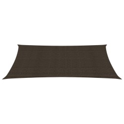 vidaXL Sonnensegel 160 g/m² Braun 2x5 m HDPE  