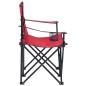 vidaXL Campingstuhl 2-Sitzer Klappbar Stahl und Stoff Rot vidaXL Campingstuhl 2-Sitzer Klappbar Stahl und Stoff Rot