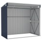 vidaXL Anbauschuppen Anthrazit 118x194x178 cm Verzinkter Stahl vidaXL Anbauschuppen Anthrazit 118x194x178 cm Verzinkter Stahl