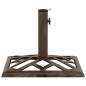 vidaXL Sonnenschirmständer Bronzen 44x44x31 cm Gusseisen