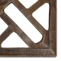 vidaXL Sonnenschirmständer Bronzen 44x44x31 cm Gusseisen