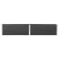 vidaXL Garten-Hochbeet 200x50x54 cm WPC Grau vidaXL Garten-Hochbeet 200x50x54 cm WPC Grau