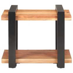 vidaXL Nachttisch 50x40x40 cm Akazie Massivholz