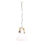 vidaXL Hängelampe Industriestil 25 W Weiß Rund 30 cm E27 vidaXL Hängelampe Industriestil 25 W Weiß Rund 30 cm E27