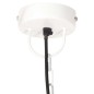 vidaXL Hängelampe Industriestil 25 W Weiß Rund 30 cm E27 vidaXL Hängelampe Industriestil 25 W Weiß Rund 30 cm E27