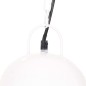vidaXL Hängelampe Industriestil 25 W Weiß Rund 32 cm E27 vidaXL Hängelampe Industriestil 25 W Weiß Rund 32 cm E27