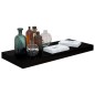 vidaXL Schweberegal Hochglanz-Schwarz 60x23,5x3,8 cm MDF vidaXL Schweberegal Hochglanz-Schwarz 60x23,5x3,8 cm MDF