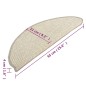 vidaXL Stufenmatten Selbstklebend 15 Stk. Silbern 65x21x4 cm vidaXL Stufenmatten Selbstklebend 15 Stk. Silbern 65x21x4 cm