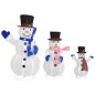 vidaXL LED-Weihnachtsmann Familie Weihnachtsfigur Luxus-Gewebe vidaXL LED-Weihnachtsmann Familie Weihnachtsfigur Luxus-Gewebe