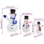 vidaXL LED-Weihnachtsmann Familie Weihnachtsfigur Luxus-Gewebe vidaXL LED-Weihnachtsmann Familie Weihnachtsfigur Luxus-Gewebe