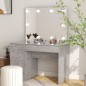 vidaXL Schminktisch mit LED-Beleuchtung 110x55x145 cm MDF Betongrau vidaXL Schminktisch mit LED-Beleuchtung 110x55x145 cm MDF Betongrau