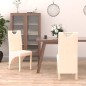vidaXL Esszimmerstühle 2 Stk. Creme Stoff vidaXL Esszimmerstühle 2 Stk. Creme Stoff