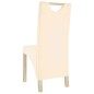 vidaXL Esszimmerstühle 2 Stk. Creme Stoff vidaXL Esszimmerstühle 2 Stk. Creme Stoff