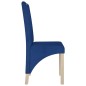 vidaXL Esszimmerstühle 2 Stk. Blau Stoff vidaXL Esszimmerstühle 2 Stk. Blau Stoff