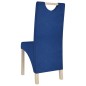 vidaXL Esszimmerstühle 2 Stk. Blau Stoff vidaXL Esszimmerstühle 2 Stk. Blau Stoff