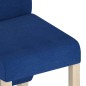 vidaXL Esszimmerstühle 2 Stk. Blau Stoff vidaXL Esszimmerstühle 2 Stk. Blau Stoff