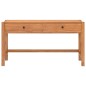 vidaXL Schreibtisch mit Schubladen 120x40x75 cm Massivholz Teak vidaXL Schreibtisch mit Schubladen 120x40x75 cm Massivholz Teak