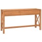 vidaXL Schreibtisch mit Schubladen 120x40x75 cm Massivholz Teak vidaXL Schreibtisch mit Schubladen 120x40x75 cm Massivholz Teak