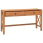 vidaXL Schreibtisch mit Schubladen 120x40x75 cm Massivholz Teak vidaXL Schreibtisch mit Schubladen 120x40x75 cm Massivholz Teak