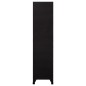 vidaXL Schließfachschrank Schwarz 90x40x180 cm Stahl vidaXL Schließfachschrank Schwarz 90x40x180 cm Stahl