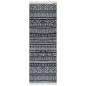 vidaXL Teppich Schwarz und Weiß 100x300 cm Baumwolle vidaXL Teppich Schwarz und Weiß 100x300 cm Baumwolle
