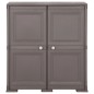 vidaXL Kunststoffschrank 79x43x85,5 cm Holzdesign Grau vidaXL Kunststoffschrank 79x43x85,5 cm Holzdesign Grau