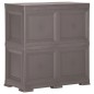 vidaXL Kunststoffschrank 79x43x85,5 cm Holzdesign Grau vidaXL Kunststoffschrank 79x43x85,5 cm Holzdesign Grau