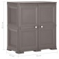 vidaXL Kunststoffschrank 79x43x85,5 cm Holzdesign Grau vidaXL Kunststoffschrank 79x43x85,5 cm Holzdesign Grau