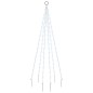 vidaXL LED-Weihnachtsbaum für Fahnenmast Kaltweiß 108 LEDs 180 cm vidaXL LED-Weihnachtsbaum für Fahnenmast Kaltweiß 108 LEDs 180 cm