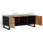 vidaXL Couchtisch 100x54x40 cm Altholz Massiv & Holzwerkstoff vidaXL Couchtisch 100x54x40 cm Altholz Massiv & Holzwerkstoff