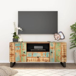 vidaXL TV-Schrank 105x33,5x46 cm Altholz Massiv & Holzwerkstoff