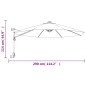 vidaXL Wand-Sonnenschirm Apfelgrün 290 cm vidaXL Wand-Sonnenschirm Apfelgrün 290 cm