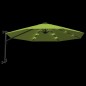 vidaXL Wand-Sonnenschirm mit LEDs Apfelgrün 290 cm vidaXL Wand-Sonnenschirm mit LEDs Apfelgrün 290 cm