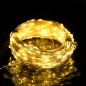 LED-Lichterdraht 40 m 400 LED Warmweiß 8 Funktionen LED-Lichterdraht 40 m 400 LED Warmweiß 8 Funktionen