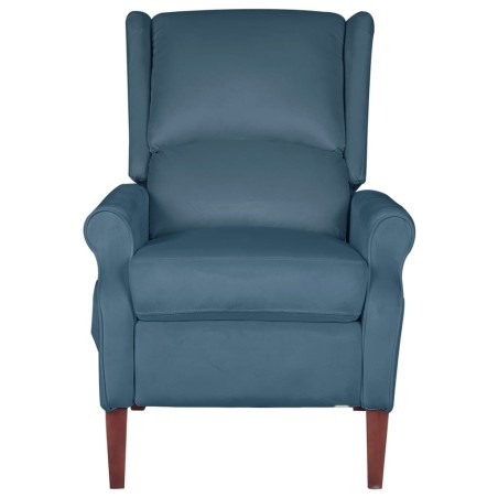 Relaxsessel Blau Samt